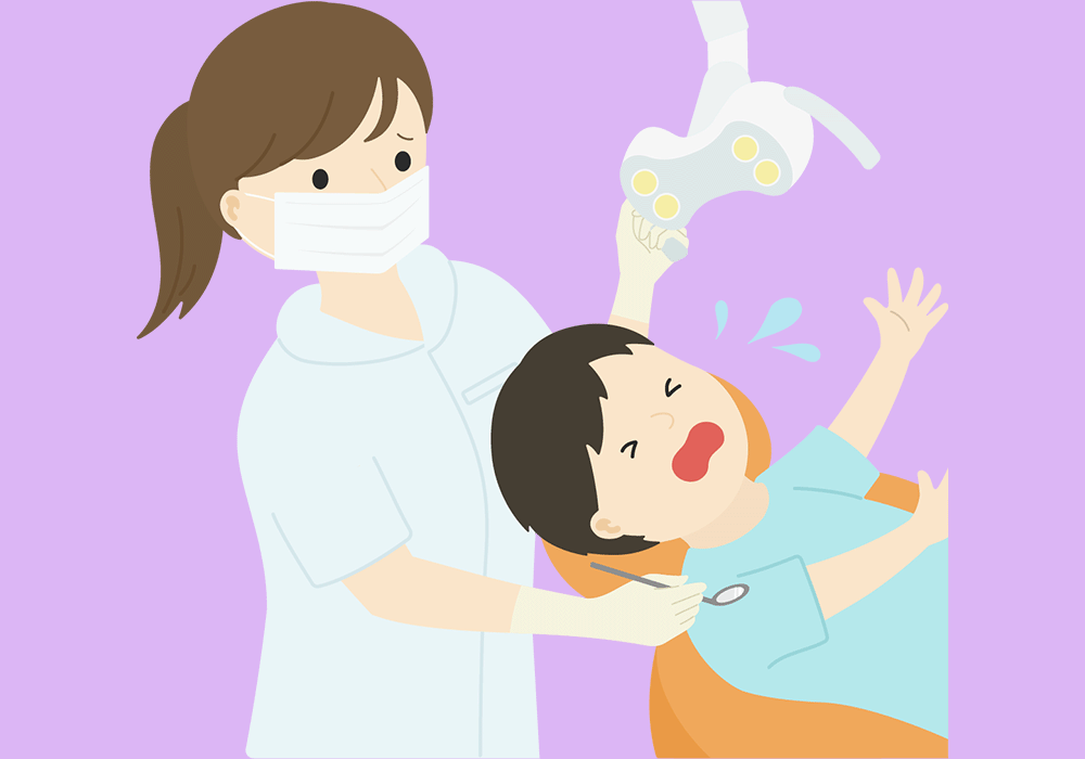 歯科治療が苦手な男性