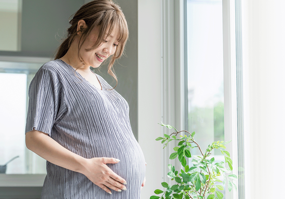 妊娠中の女性